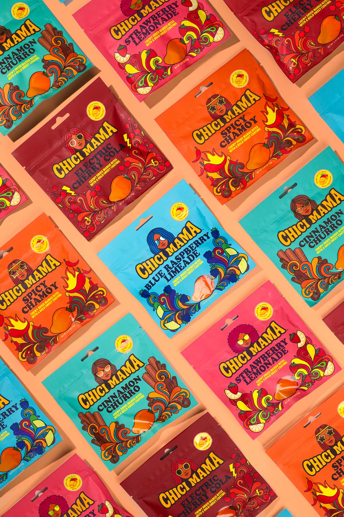 mamamaページ Dried Chewy Mango Snack Variety Pack - Chici Mama