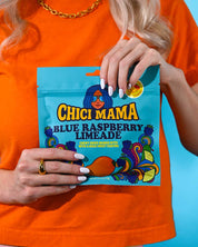 Blue Raspberry Limeade Chewy Mango Bites | Chici Mama