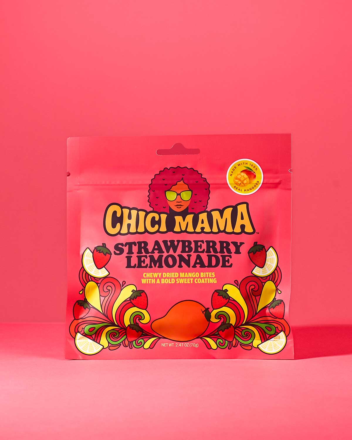 Strawberry Lemonade Chewy Mango Bites | Chici Mama