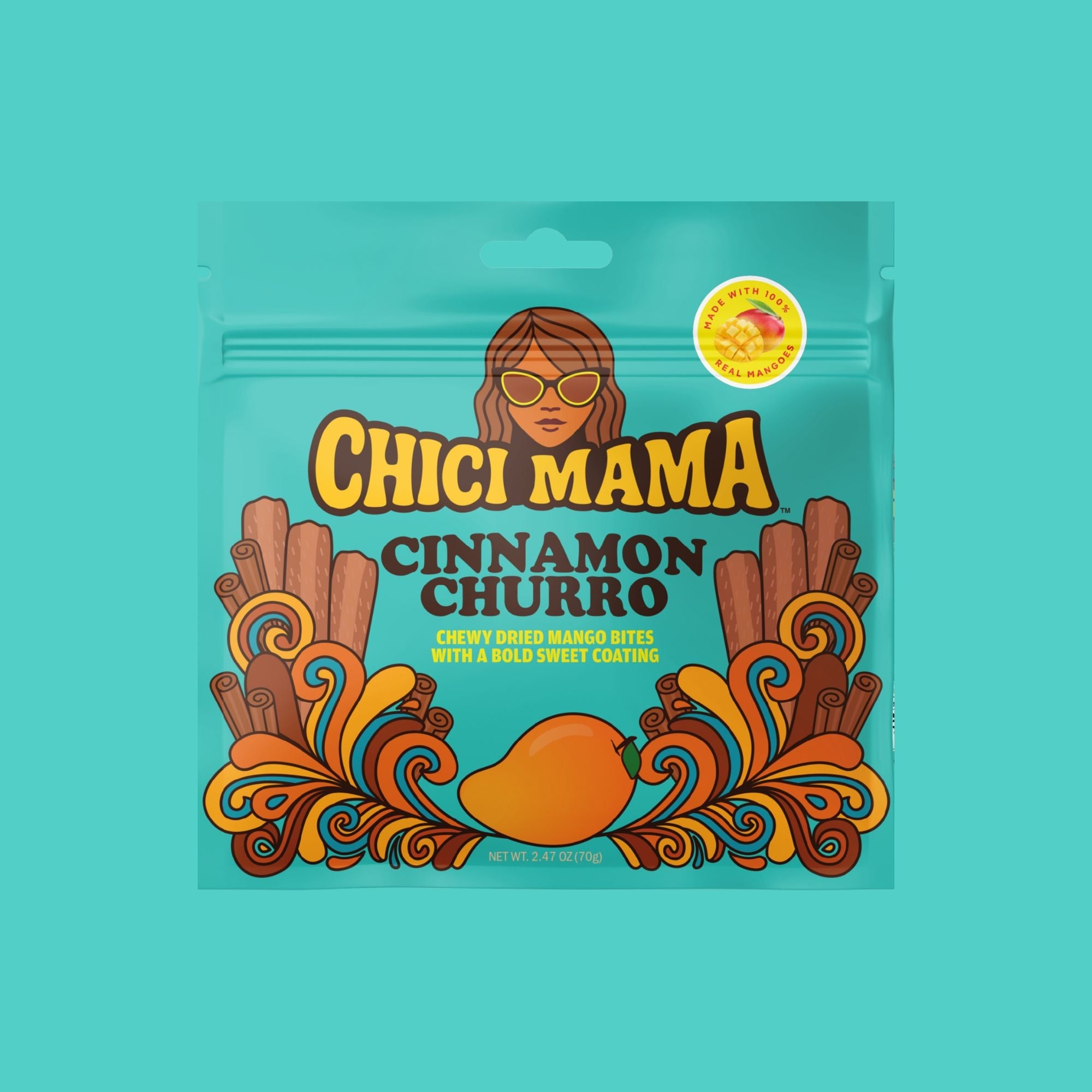 Cinnamon Churro Chewy Mango Bites | Chici Mama