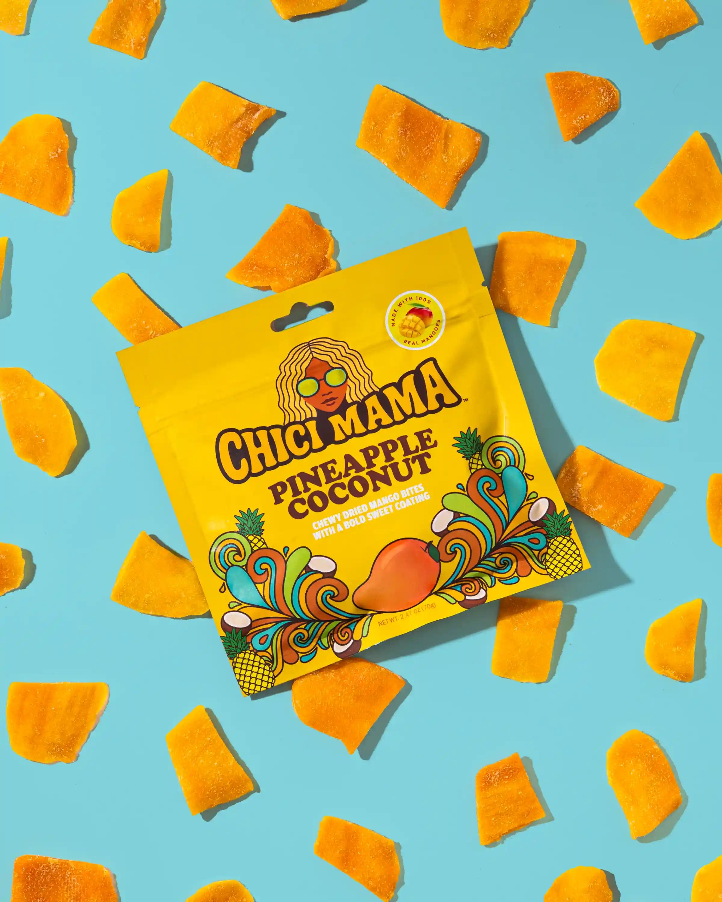 Pineapple Coconut Chewy Mango Bites