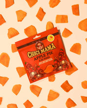 Apple Pie Chewy Mango Bites snack bag with chewy mango and apple pie spice.